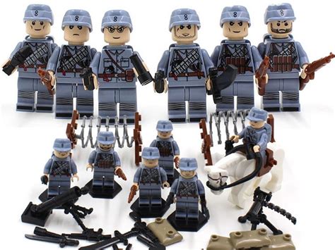 Historische Persönlichkeiten World War 2 Soldiers Minifigures Fit Lego