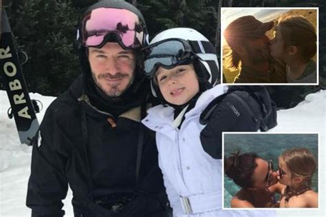 David Beckham Defends His And Wife Victorias Decision To Kiss Daughter