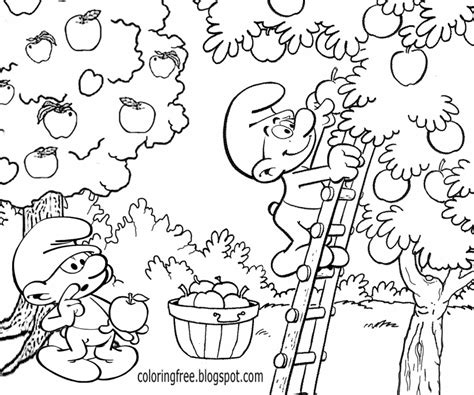 Download Apple Picking Coloring Pages at GetColorings.com | Free ...