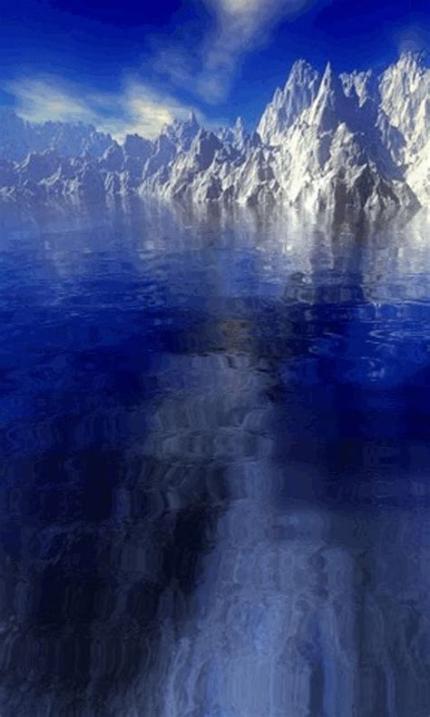 Download Animated 480x800 Blue Ocean Cell Phone