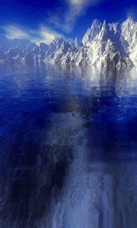 Download Animated 480x800 «Blue ocean» Cell Phone ...