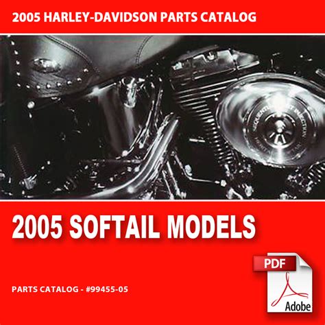 2005 Softail Models Parts Catalog 99455 05 Motorcycle Manual Download