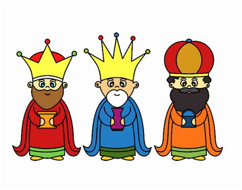 Dibujo De Los 3 Reyes Magos Pintado Por En El Día 09 01 20