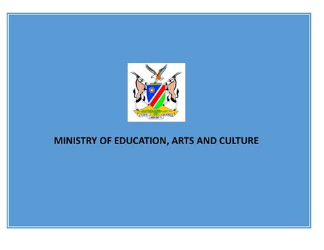 Ministry Of Education Arts And Culture Linkedin