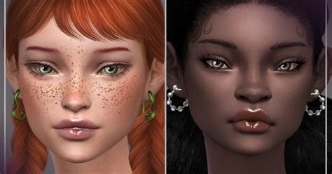 Soloriya Eyes N03 Eyebrows N01 02 Lipstick N02 Sims 4