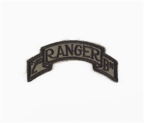 Vietnam War Us Army 2nd Ranger Battalion Early Subdued Patch M1