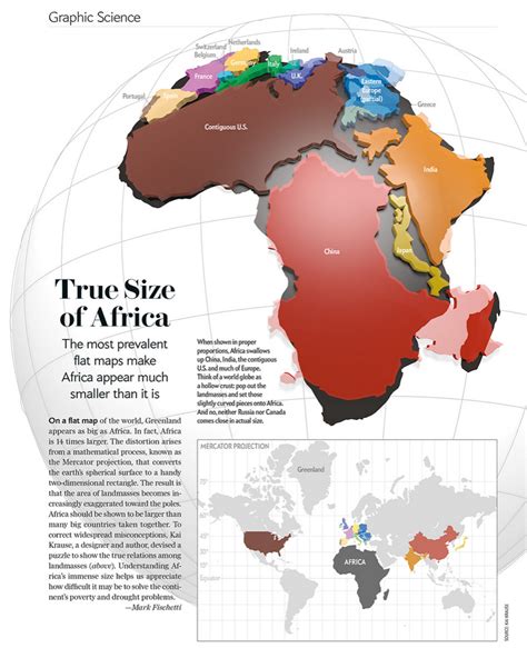 Cartonerd True Size Of Africa Now In Three Dee