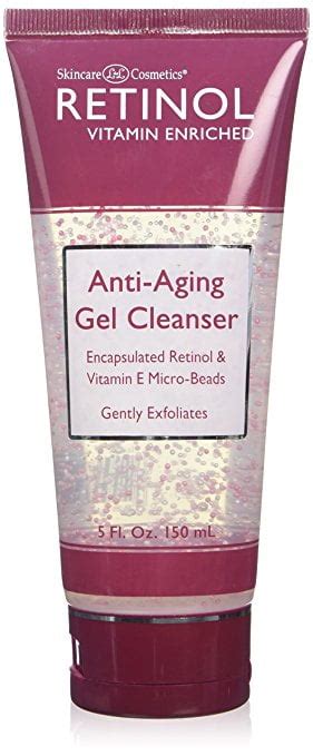 Skincare Retinol Anti Aging Cleanser Gel 5 Oz Tube 145ml Walmart