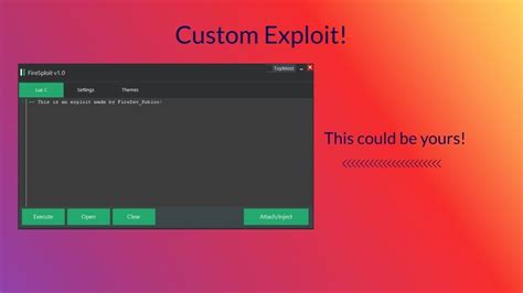 New How To Make A Custom Roblox Exploit In Less Than Mins Youtube