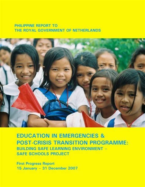 Philippines Progress Report 2007 Back On Track