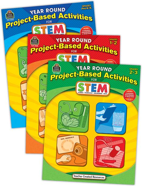 Year Round Project-Based Activities for STEM Set (3 bks) - TCR9636 | Teacher Created Resources