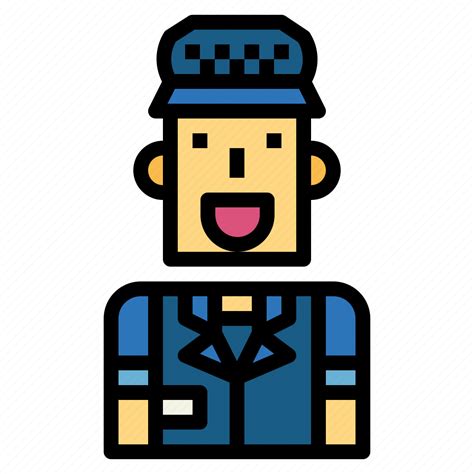 Taxi Driver Man Cab Icon Download On Iconfinder