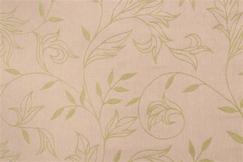 8 Yards Thibaut Shalimar W88021 Embroidered Cotton Drapery Fabric In