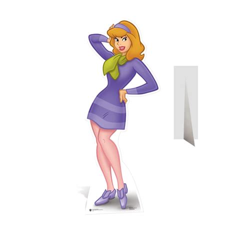 Silhouette Daphné En Carton Plat Scooby Doo