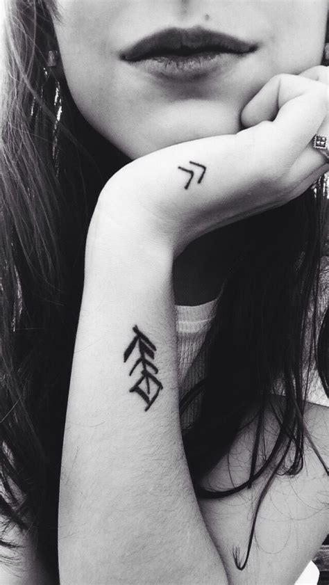 Rune inguz and bindrune rune tattoos. Arm: viking rune for Music Hand: you create your own ...