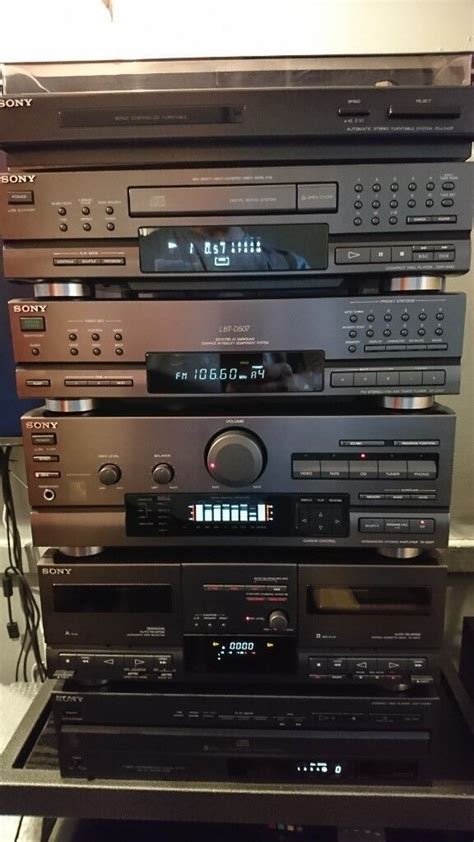 High End Sony Lbt D507 Hifi Separate Stack Stereo System Stunning