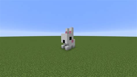 Bunny Minecraft Statue Tutorial Youtube