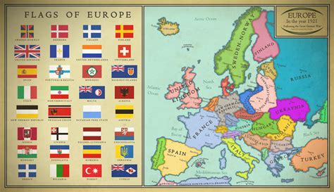 Map Of Europe In 1921 Following The Great German War Alternate