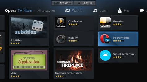 Opera Makes A Run For The Living Room With New Tv App Store Sdk With