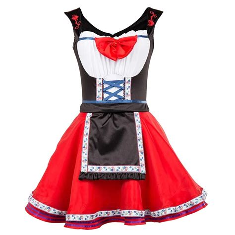 Plus Size 2xl Womens Traditional German Bavarian Beer Girl Costume Sexy