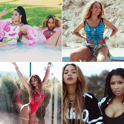Beyonce And Nicki Minaj Feeling Myself Pictures Popsugar Celebrity