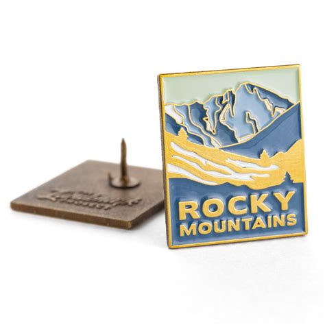 Rocky Mountain National Park Enamel Pin The Landmark Project