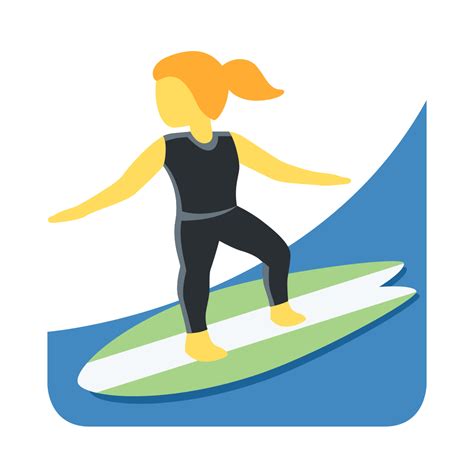 ‍♀️ Woman Surfing Emoji What Emoji 類