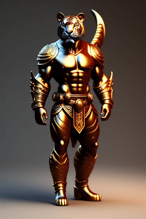 3d Humanoid Tiger Virgol Warrior Rsoulcalibur