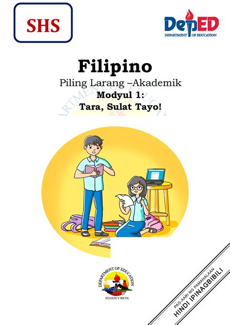 Aralin Pagsulat Sa Filipino Sa Piling Larangan Modyul Sa Filipino My Sexiz Pix