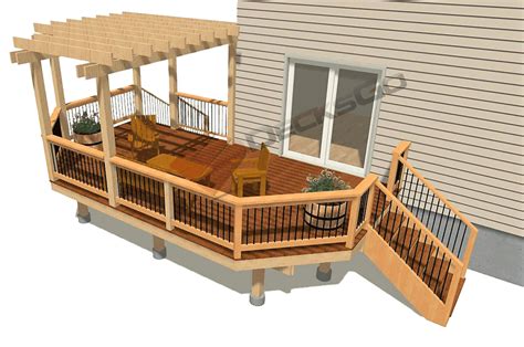 12 X 16 Deck Plans