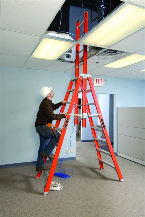 Louisville Ladder 10 Foot Fiberglass Tresle Extension Ladder Type Ia