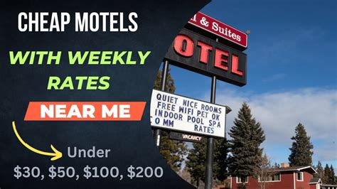 Find Cheap Motels With Weekly Rates Near Me Under 30 50 100 200