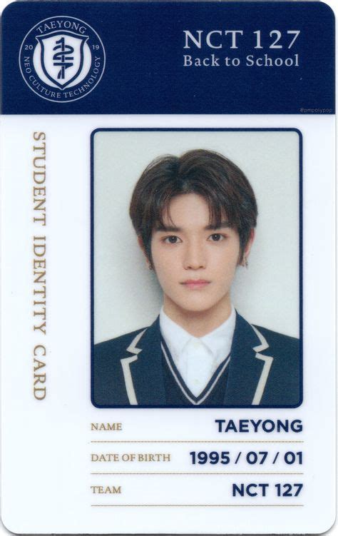 23 Best Nct Student Id Card Ideas Nct Nct Dream Nct 127