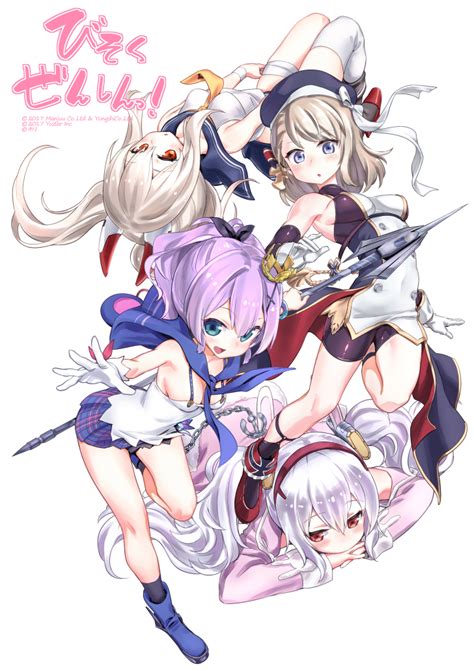 Ayanami Laffey Javelin And Z23 Azur Lane And 1 More Drawn By Hori