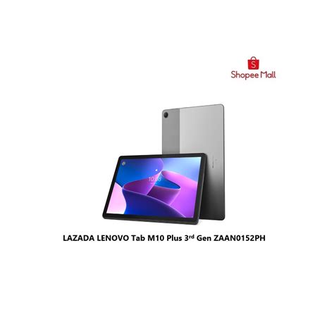 Lenovo Tablet M10 Plus 3rd Gen Zaan0152ph 4gb 64gb 2k 8mp 8mp 7500mah