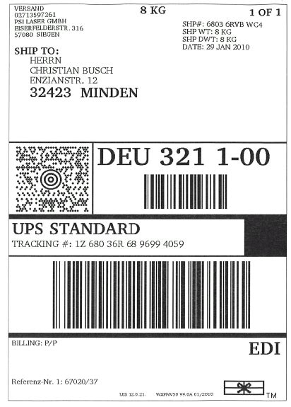 Ratgeber pakete versenden und empfangen mit dhl packstation. Versandetiketten für UPS, DHL, GLS, Fedex, TNT und andere ...