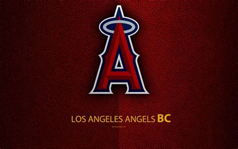 Download Wallpapers Los Angeles Angels 4k American Baseball Club