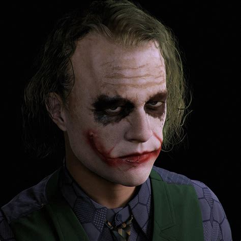 Heath Ledger The Joker Zbrushcentral
