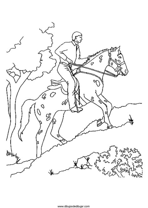 Dibujos para colorear de caballos (1 de 5)Dibujos de dibujar