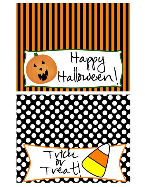 Free Halloween Treat Bag Printables Printable Templates
