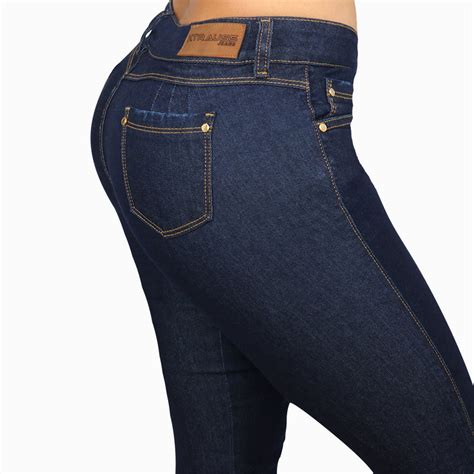 Jean Mujer Licrado Azul Industry Alto Mazzio Jeans