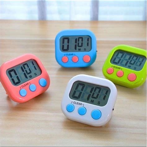 Lcd Digital Kitchen Cooking Timer Count Down Up Clock Loud Alarm
