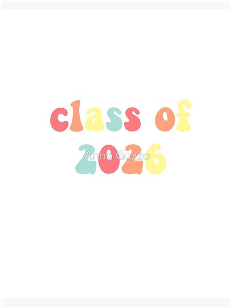 Class Of 2026 Metal Print By Annaguzzo Redbubble