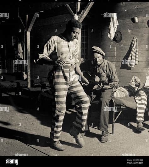 African American Prisoners Play Music And Dance In Their Greene County