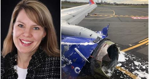 first image of mum 43 sucked out of plane when engine exploded at 32 000ft the irish post