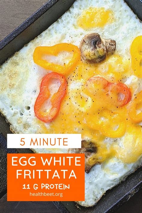 5 Minute Healthy Egg White Frittata