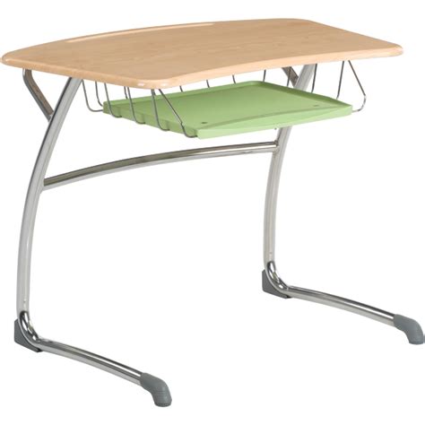 Zuma Series Cantilever Open Front School Desks With Wire Book Box