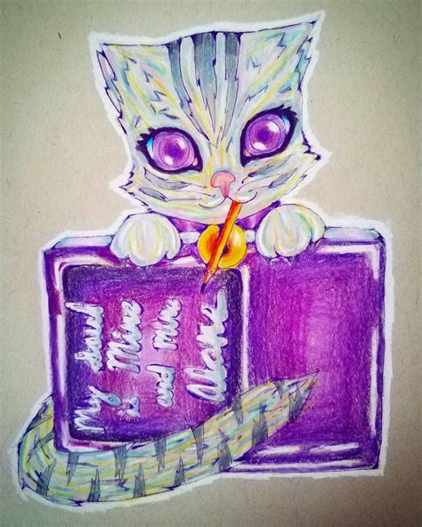 Purple Kitty By Rubyspade On Deviantart