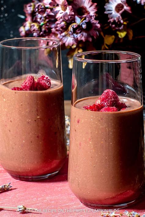 Chocolate Raspberry Smoothies A Tasty Low Carb Breakfast