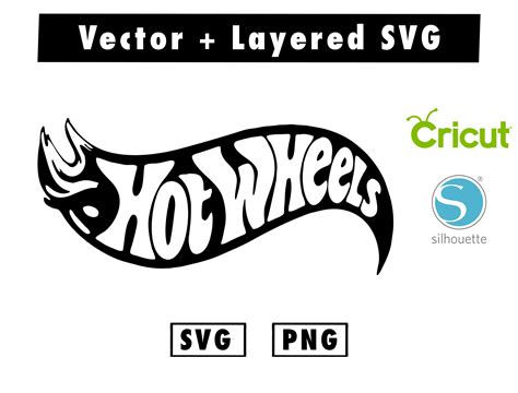Hot Wheels Logo Svg Png Files For Cricut Machine Anime Sv Inspire